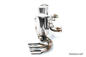 KREISSIEG F1 SOUND VALVETRONIC EXHAUST SYSTEM STAINLESS STEEL TAIL SANDBLASTED KSG LOGO MARK FOR LAMBORGHINI GALLARDO SPIDER LAG-03-STAINLESS