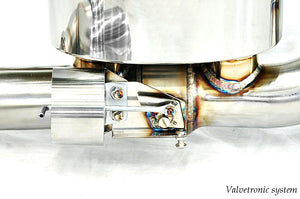 KREISSIEG F1 SOUND VALVETRONIC EXHAUST SYSTEM TITANIUM TAIL SANDBLASTED KSG LOGO MARK FOR LAMBORGHINI GALLARDO LAG-08-TITANIUM