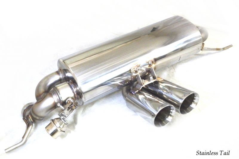 KREISSIEG CAT-BACK F1 SOUND VALVETRONIC EXHAUST SYSTEM TITANIUM FLOATING CURL TAIL SANDBLASTED KSG LOGO MARK 6 SPEED MANUAL FOR LOTUS EVORA LTEV-01-TITANIUM-6MT