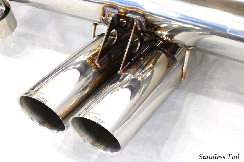 KREISSIEG CAT-BACK F1 SOUND VALVETRONIC EXHAUST SYSTEM STAINLESS STEEL FLOATING CURL TAIL SANDBLASTED KSG LOGO MARK 6 SPEED MANUAL FOR LOTUS EXIGE S V6 SUPERCHARGER LTEXS-01-STAINLESS-6MT