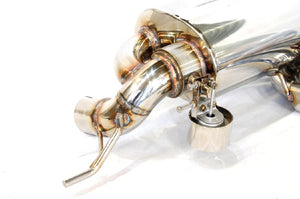 KREISSIEG CAT-BACK F1 SOUND VALVETRONIC EXHAUST SYSTEM TITANIUM FLOATING CURL TAIL SANDBLASTED KSG LOGO MARK 6 SPEED MANUAL FOR LOTUS EXIGE S V6 SUPERCHARGER LTEXS-01-TITANIUM-6MT