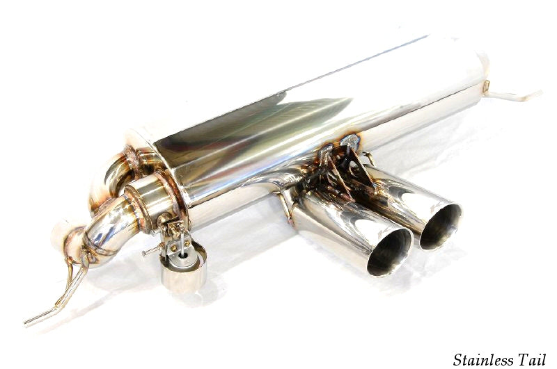 KREISSIEG CAT-BACK F1 SOUND VALVETRONIC EXHAUST SYSTEM TITANIUM FLOATING CURL TAIL SANDBLASTED KSG LOGO MARK IPS 6 SPEED AUTOMATIC FOR LOTUS EXIGE S V6 SUPERCHARGER LTEXS-01-TITANIUM-IPS-6AT