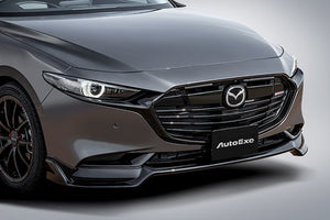 AUTOEXE FRONT UNDER SPOILER BLACK PAINTED FOR MAZDA MAZDA3 BP SERIES SEDAN BPA3V4900