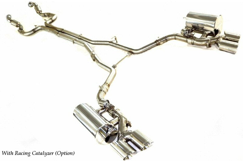 KREISSIEG F1 SOUND VALVETRONIC EXHAUST SYSTEM STAINLESS STEEL FLOATING CURL TAIL SANDBLASTED KSG LOGO MARK 4WD 410HP FOR MASERATI GHIBLI V6 4WD YEAR 2013~2017 410HP MGB-01-STAINLESS-4WD-410HP-2013-2017