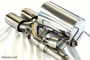 KREISSIEG F1 SOUND VALVETRONIC EXHAUST SYSTEM STAINLESS STEEL FLOATING CURL TAIL SANDBLASTED KSG LOGO MARK 2WD 410HP FOR MASERATI GHIBLI V6 2WD YEAR 2020~ 410HP MGB-01-STAINLESS-2WD-410HP-2020