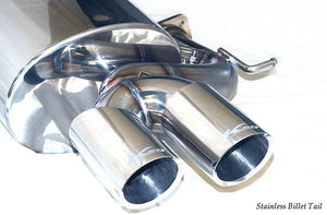 KREISSIEG CAT-BACK F1 SOUND VALVETRONIC EXHAUST SYSTEM STAINLESS STEEL BILLET FLOATING CURL TAIL SANDBLASTED KSG LOGO MARK MUFFLER TYPE-2 MISSION AT WITHOUT VARIABLE FUCTION FOR MASERATI QUATTROPORTE YEAR ~2007 MQP-06-STAINLESSBILLET-TYPE2-AT-NA