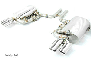 KREISSIEG CAT-BACK F1 SOUND VALVETRONIC EXHAUST SYSTEM TITANIUM FLOATING CURL TAIL SANDBLASTED KSG LOGO MARK MUFFLER TYPE-1 MISSION AT WITH VARIABLE FUNCTION FOR MASERATI QUATTROPORTE YEAR ~2007 MQP-06-TITANIUM-TYPE1-AT-YES