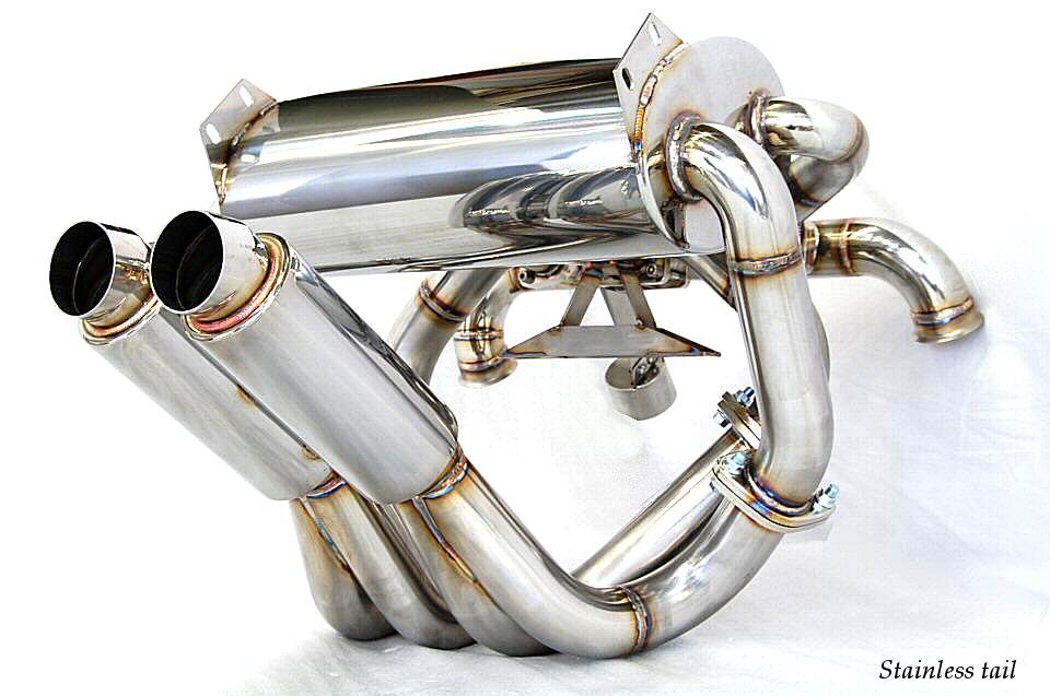 KREISSIEG F1 SOUND VALVETRONIC EXHAUST SYSTEM STAINLESS STEEL TAIL SANDBLASTED KSG LOGO MARK FOR LAMBORGHINI MURCIELAGO LAM-01-STAINLESS