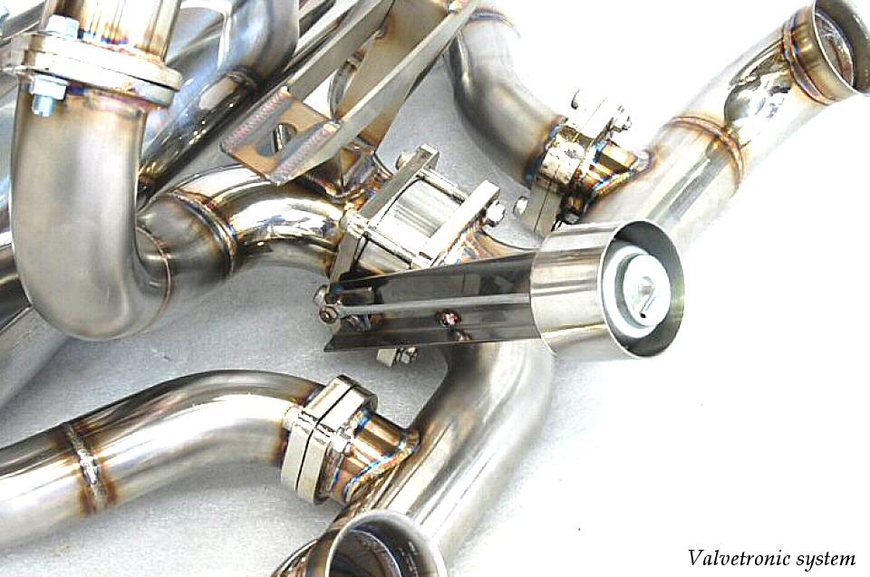 KREISSIEG F1 SOUND VALVETRONIC EXHAUST SYSTEM TITANIUM TAIL SANDBLASTED KSG LOGO MARK FOR LAMBORGHINI MURCIELAGO LAM-01-TITANIUM