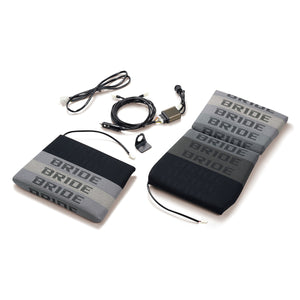 BRIDE HEATED SEAT CUSHION WITH GRADIENT LOGO P80GSH