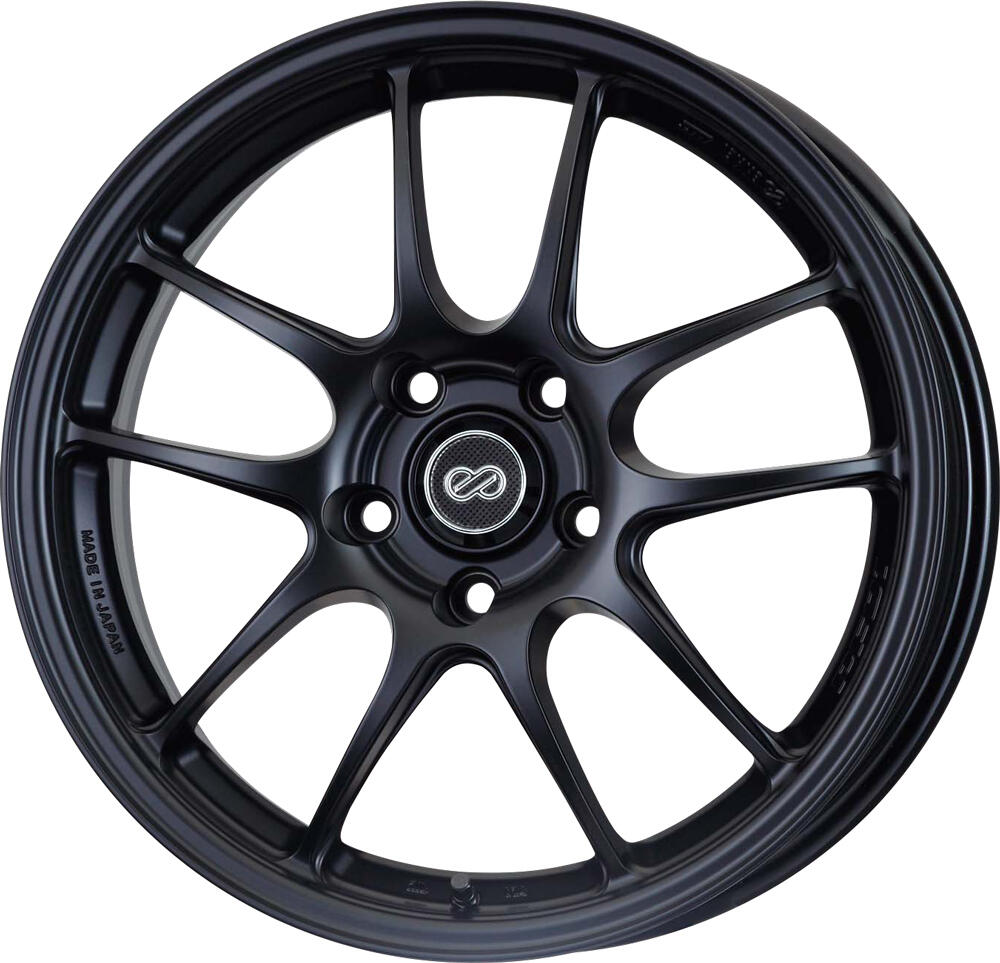ENKEI PERFORMANCELINE PF01 16X5J 100X4 45 MATTE BLACK ENKEI-01187