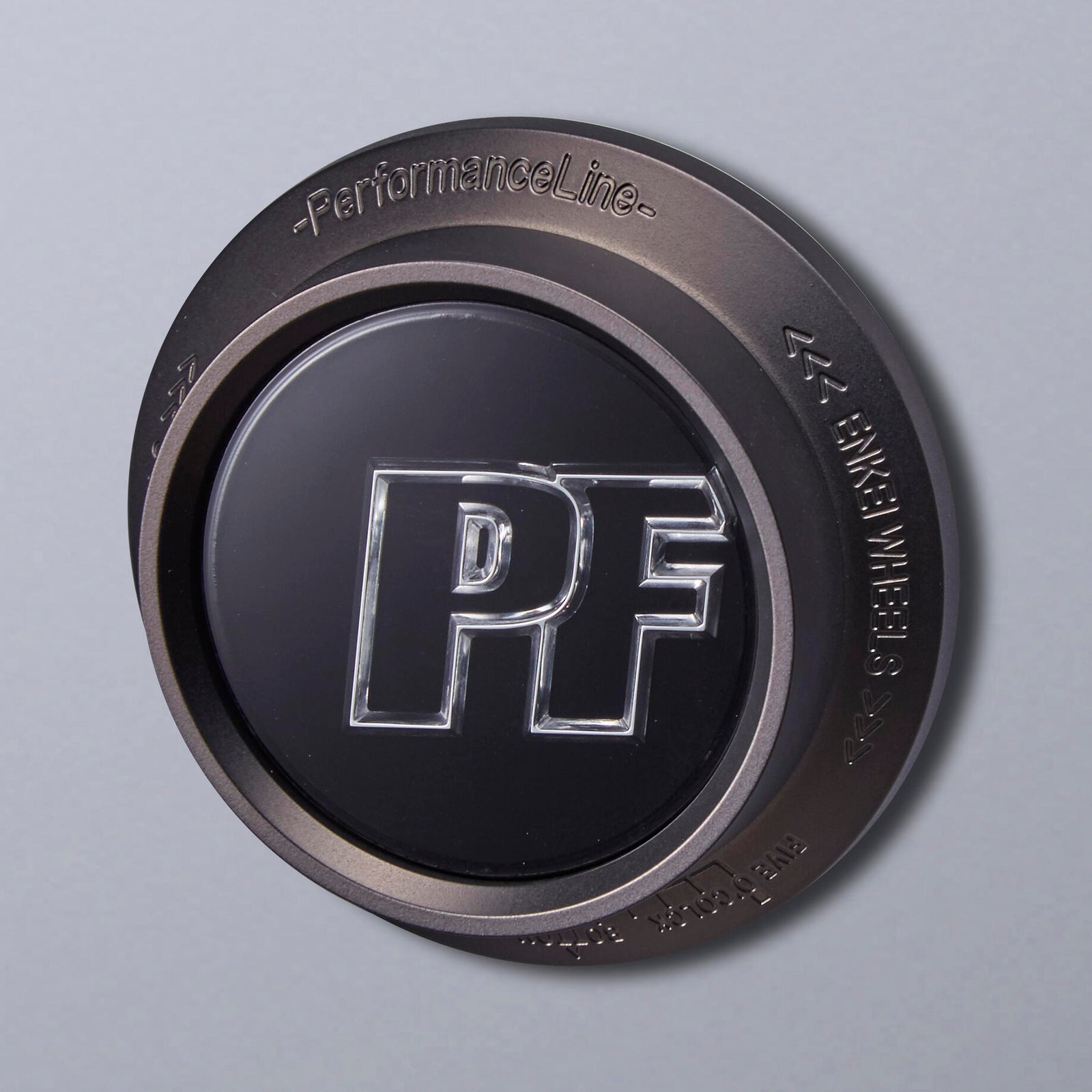 ENKEI PERFORMANCELINE CENTER CAP HIGH TYPE BLACK CLEAR CAP06D-B