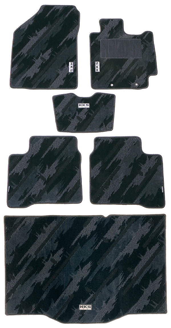 HKS FLOOR AND LUGGAGE MATS OCT RHD SET OF 6 FOR SUZUKI SWIFT SPORT ZC33S 53001-AS005