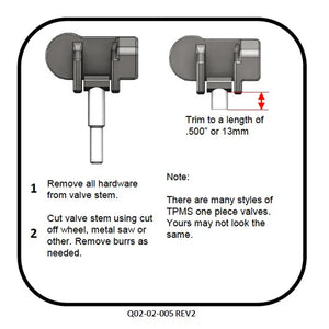 RAYS APEX RPV TPMS ADAPTER KIT 4PC SET 6505AX0203003