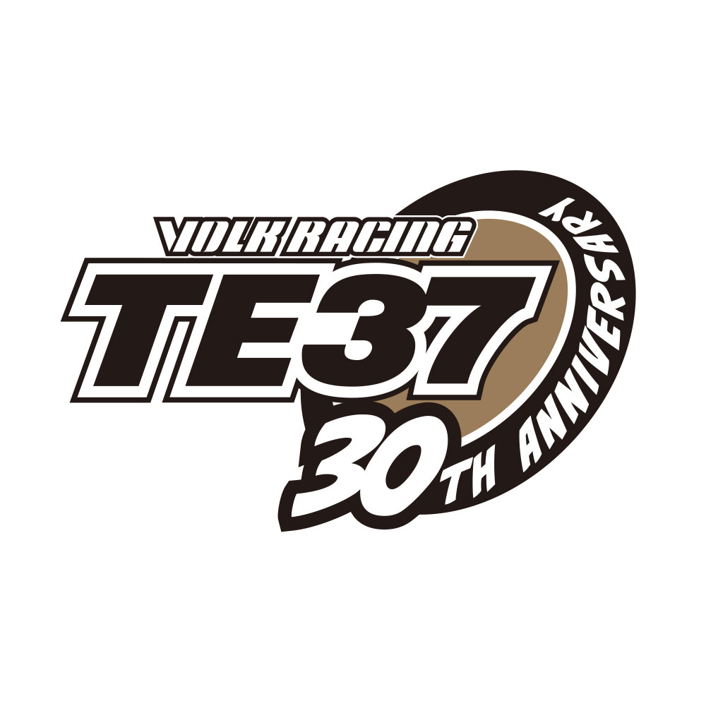 RAYS W200 TE37 30TH DECAL BLACK FOR  7499-BLACK