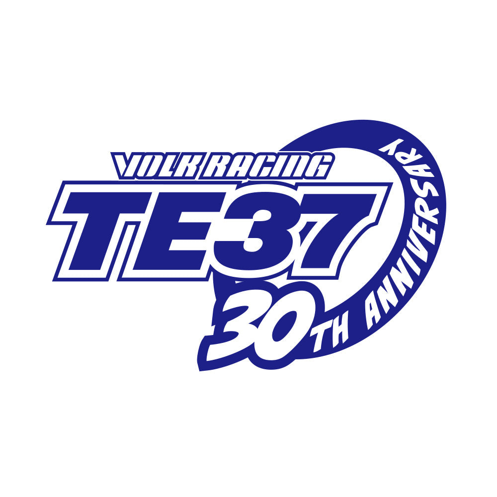 RAYS W200 TE37 30TH DECAL BLUE FOR  7499-BLUE