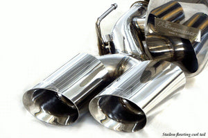 KREISSIEG F1 SOUND VALVETRONIC EXHAUST SYSTEM STAINLESS STEEL FLOATING CURL TAIL SANDBLASTED KSG LOGO MARK FOR V8 FOR MASERATI QUATTROPORTE GTS V8 3.8L Twin Turbo MQP-10-STAINLESS-GTS-V8