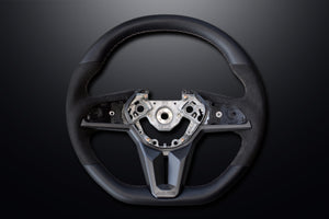 MINE'S LEATHER STEERING WHEEL FOR MY17 AND LATER MODELS FOR NISSAN GT-R R35 MINES-00168