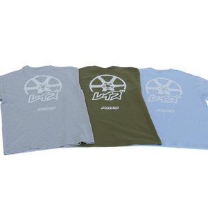 RAYS OFFICIAL T-SHIRT 25S KATAKANA RAYS WHEELS POWDER BLUE 2XL 740925SRAYS45