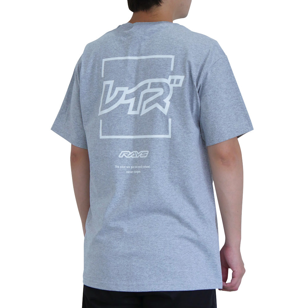 RAYS OFFICIAL T-SHIRT 25S KATAKANA RAYS HEATHER GRAY 2XL 740925SRAYS40