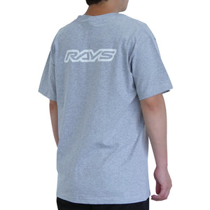 RAYS OFFICIAL T-SHIRT 25S RAYS HEATHER GRAY L 740925SRAYS23
