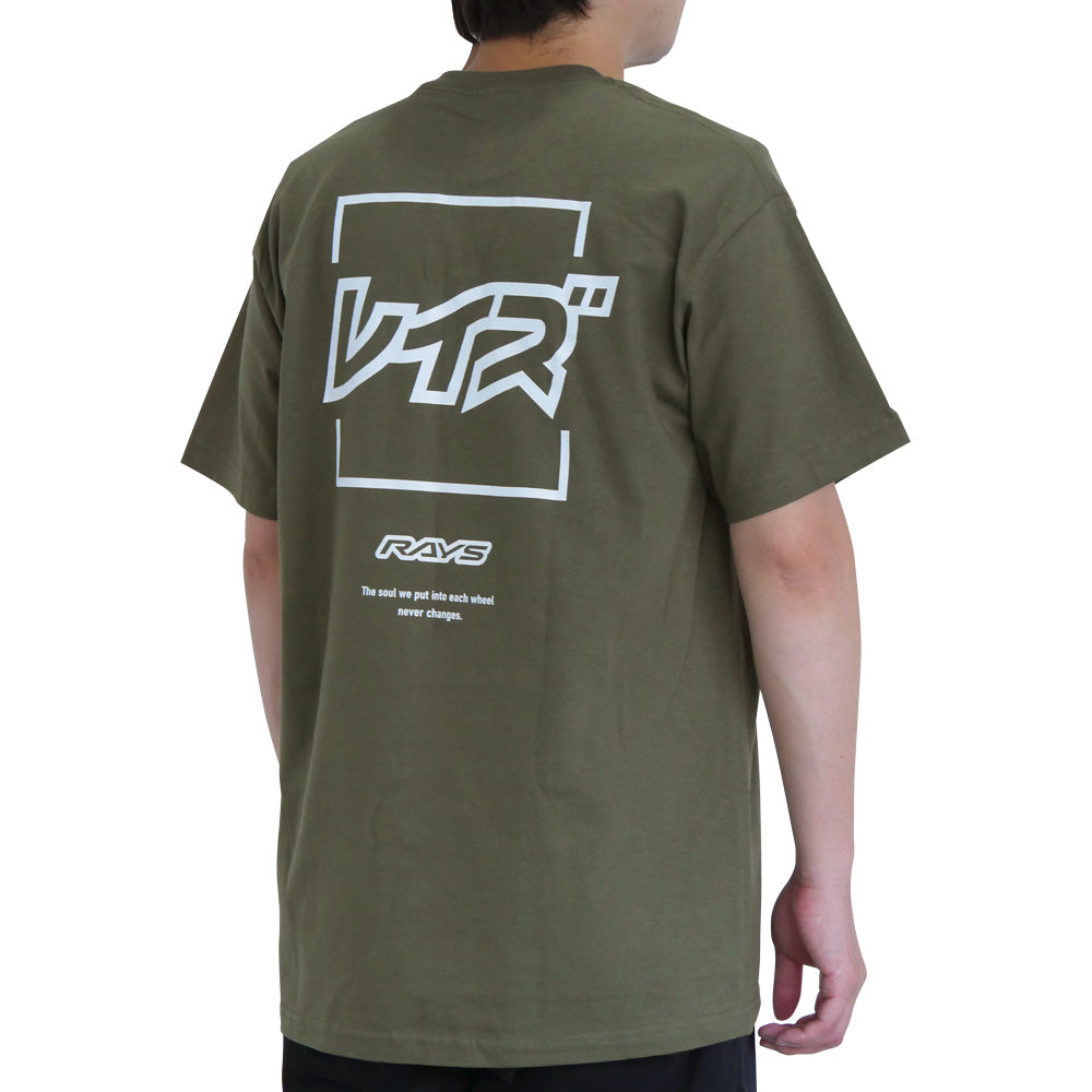 RAYS OFFICIAL T-SHIRT 25S KATAKANA RAYS MILITARY GREEN XL 740925SRAYS34