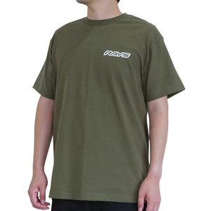 RAYS OFFICIAL T-SHIRT 25S KATAKANA RAYS MILITARY GREEN 2XL 740925SRAYS35