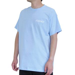 RAYS OFFICIAL T-SHIRT 25S KATAKANA RAYS WHEELS POWDER BLUE EXTRA LARGE 740925SRAYS44
