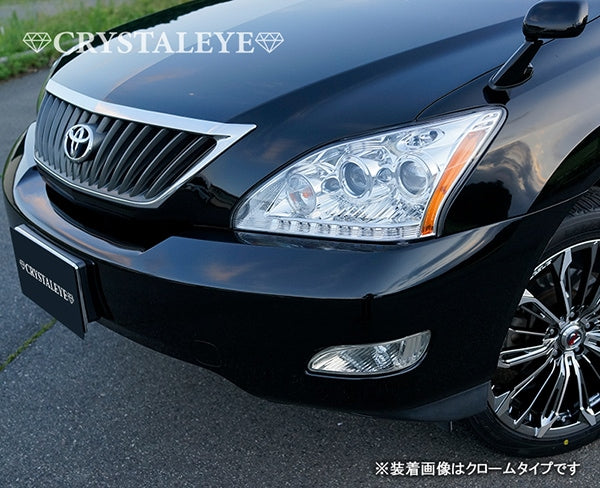 CRYSTAL EYE LEXUS STYLE HEADLIGHT V4 FLOWING SEQUENTIAL TURN SIGNAL TYPE [CHROME] FOR TOYOTA HARRIER 30  S263CR