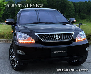 CRYSTAL EYE LEXUS STYLE HEADLIGHT V4 FLOWING SEQUENTIAL TURN SIGNAL TYPE [CHROME] FOR TOYOTA HARRIER 30  S263CR