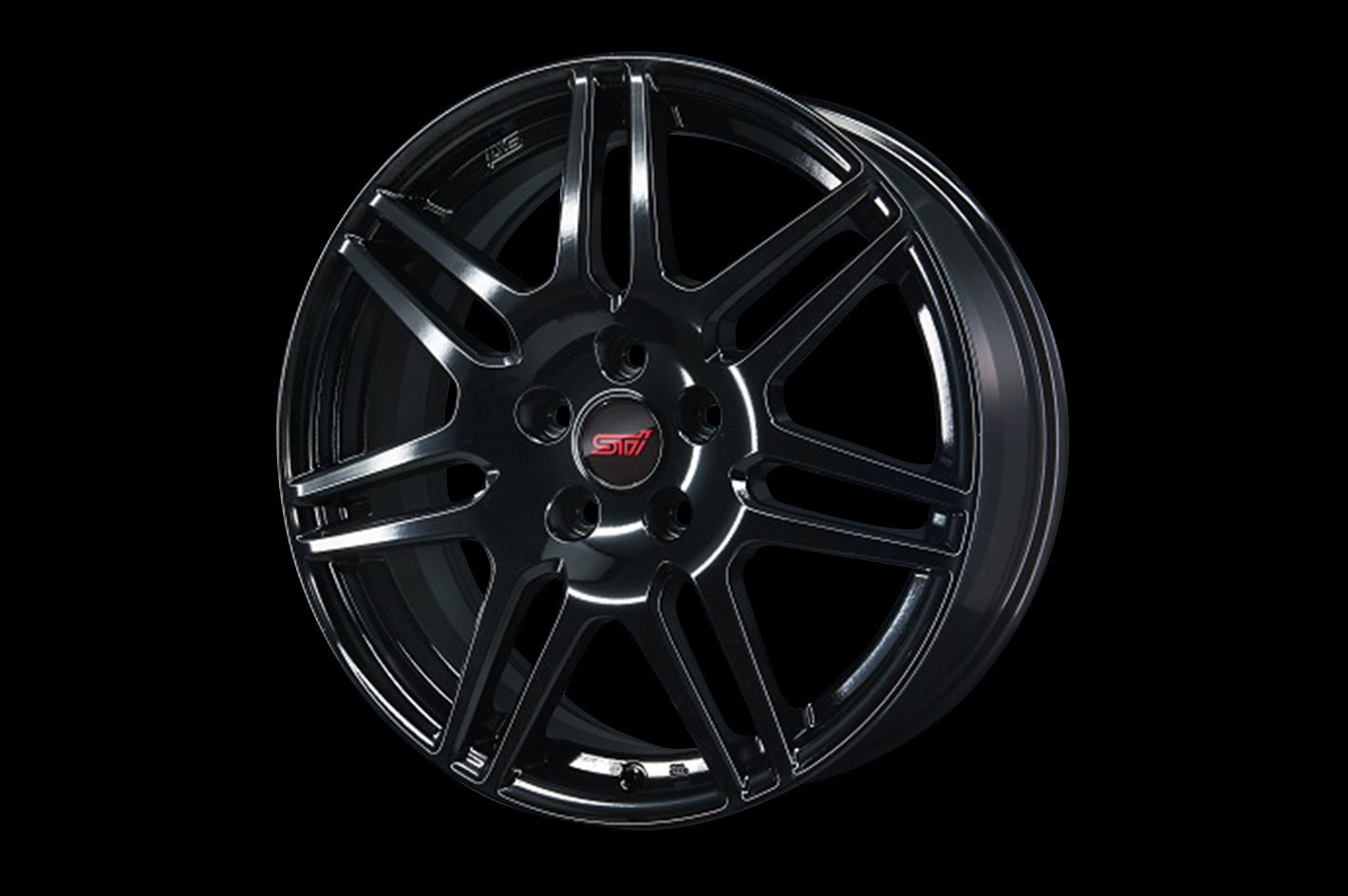 STI WHEEL BLACK 17×7.0J 48 114.3X5 FOR SUBARU FORESTER SK  SG217SJ021