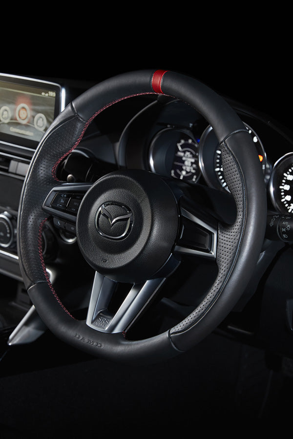 DAMD SPORTS STEERING WHEEL NAPPA LEATHER FOR MAZDA ND ROADSTER SS358-M-NAPPA