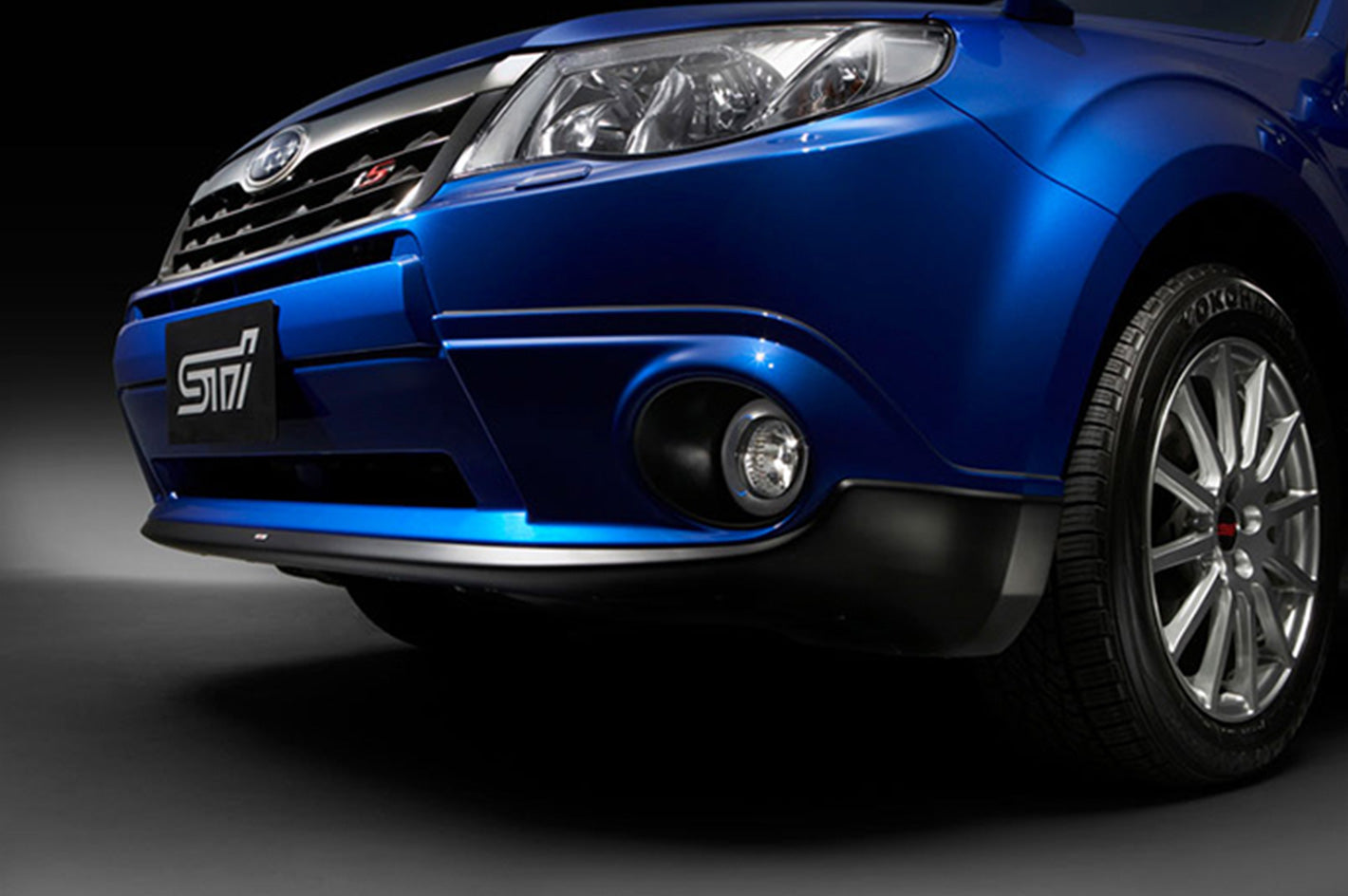 STI FRONT SPOILER UNPAINTED FOR SUBARU FORESTER SH ST96020PF040 