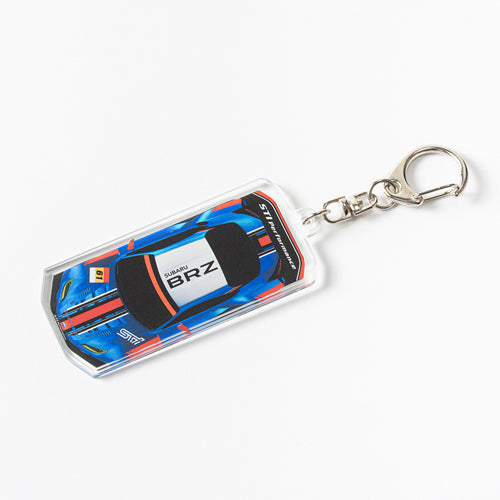 SUBARU S-GT ACRYLIC KEYCHAIN FEATURING THE SUBARU BRZ GT300 2023 CAR STSG23100170