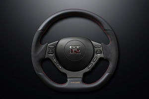 MINE'S LEATHER STEERING WHEEL FOR NISSAN GT-R R35 MINES-00167