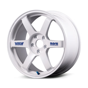 RAYS VOLK RACING TE37 SAGA S-PLUS 30TH STICKER VER. 18X7.5J 48 5X114.3 WHITE (WH) 02368754895WH