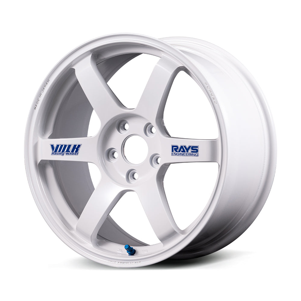 RAYS VOLK RACING TE37 SAGA S-PLUS 30TH STICKER VER. 18X9J 45 5X114.3 WHITE (WH) 02368904595WH
