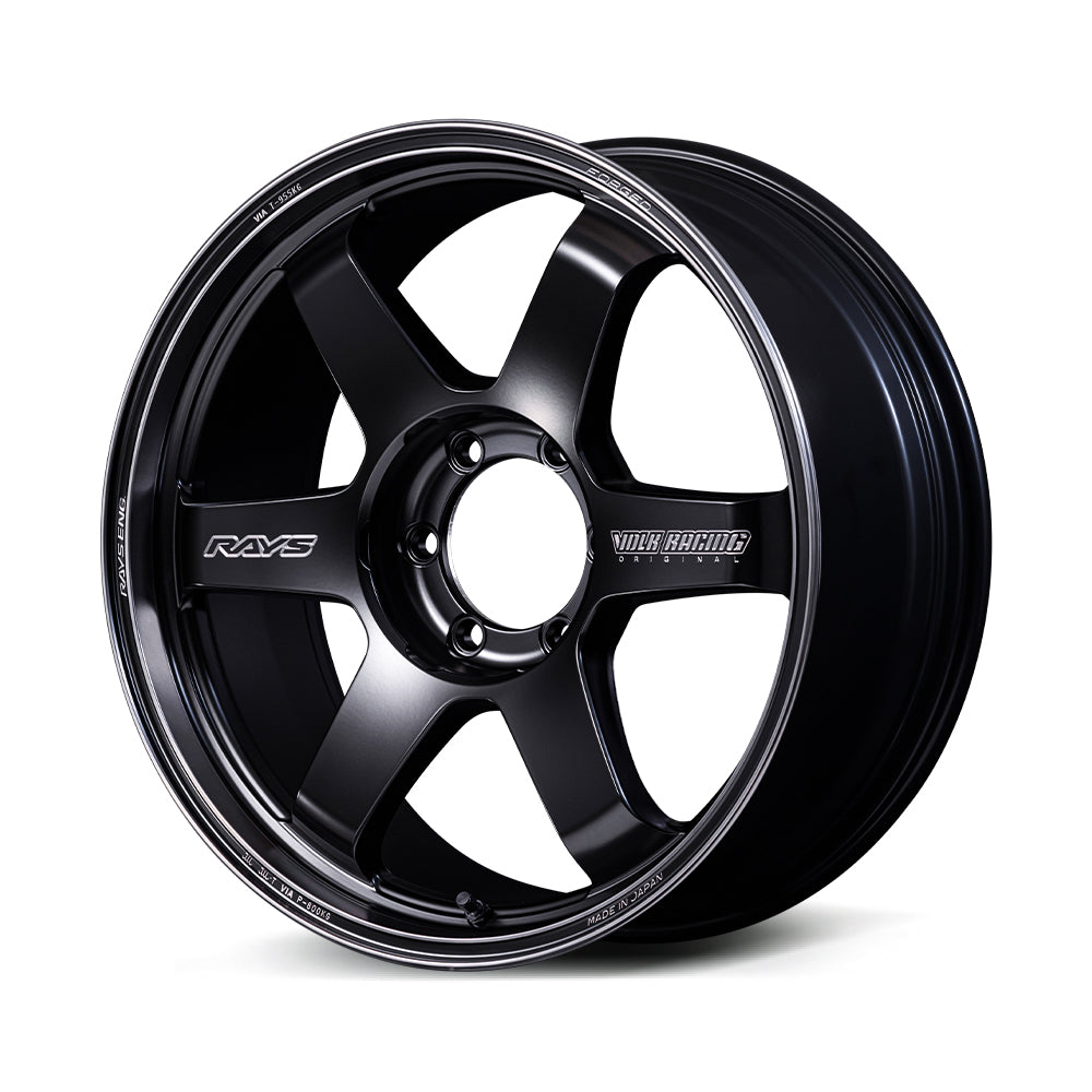 RAYS VOLK RACING TE37 ULTRA LARGE P.C.D. BLACK SHADOW LTD. 20X9J +53 6X139.7 MATTE TRANSLUCENT BLACK (PH) 02210905316PH