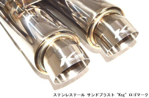 KREISSIEG F1 SOUND VALVETRONIC EXHAUST SYSTEM STAINLESS STEEL TAIL SANDBLASTED KSG LOGO MARK FOR LAMBORGHINI COUNTACH ANV LAC-02-STAINLESS