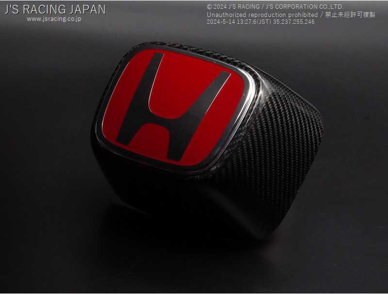 J'S RACING EMBLEM PEDESTAL CARBON FOR HONDA CIVIC FK7 AG-K7-EMC