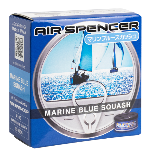 AIR SPENCER CAR AIR FRESHENER A106 MARINE BLUE SQUASH 59106