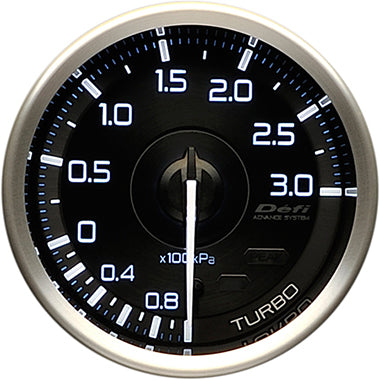DEFI GAUGE METER ADVANCE A1 TURBO 60MM -100KPA TO +300KPA DF14901
