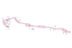 FUJITSUBO EXH PERFORMANCE UNIT (AUTHORIZE) FOR TOYOTA ZN6 86 SUBARU ZC6 BRZ 2.0 (Applied A to G) 050-23135