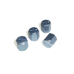 RAYS ALUMINUM VALVE CAP 4PC SET BLUE 74150000401BL