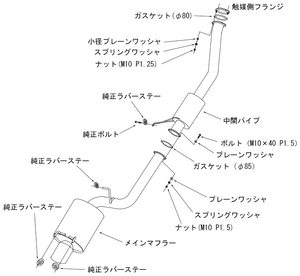 HKS SUPER TURBO MUFFLER URBAN MATTE EDITION FOR NISSAN SKYLINE GT-R E-BNR32 RB26DETT 31029-AN012