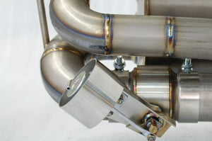 KREISSIEG CAT-BACK F1 SOUND VALVETRONIC EXHAUST SYSTEM STAINLESS STEEL BILLET FLOATING CURL TAIL SANDBLASTED KSG LOGO MARK FOR LOTUS EXIGE LTEX-04-STAINLESSBILLET