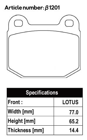 ACRE EUROSTREEET BRAKE PAD FRONT FOR ALPHA ROMEO SPIDER 2.0 BASEGRADE 115 β1201-EUROSTREEET