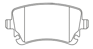ACRE PC3200 BRAKE PAD REAR FOR AUDI A8 A8 HYBRID 4H 4.0 TFSI QUATTRO LONG 4HCEUL 4HCTGL β245-PC3200