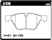 ACRE FORMULA800C BRAKE PAD FRONT FOR BMW Z4 E89 SDRIVE 20I 23I LL20 LM25 β318-FORMULA800C