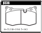 ACRE FORMULA800C BRAKE PAD FRONT FOR BMW MINI R58 COUPE 1.6 JCW FR.4POT SXJCW β336-FORMULA800C